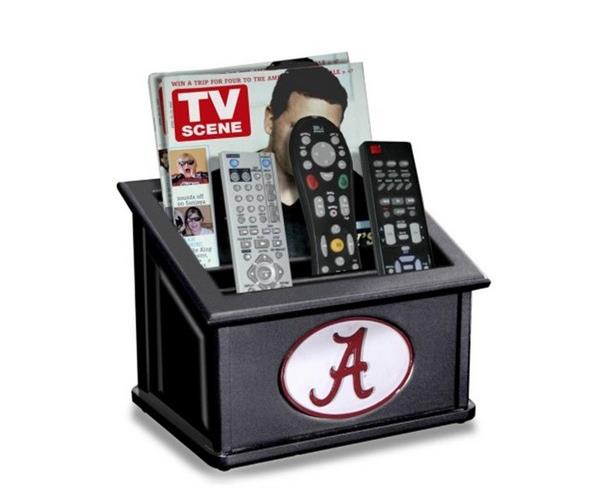 Alabama Crimson Tide Bama Remote Caddy and Magazine Holder