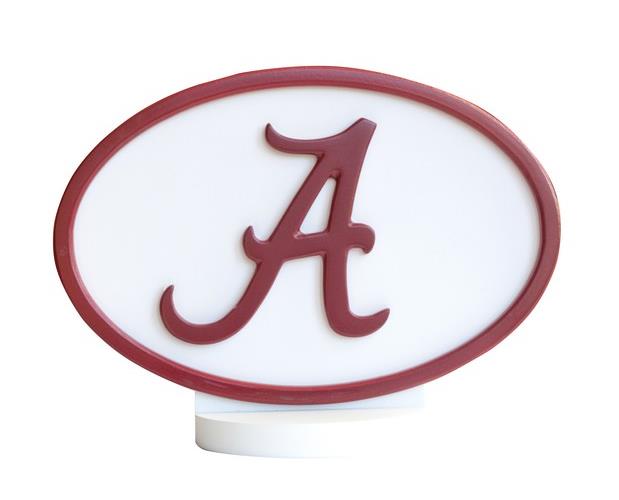 Alabama Crimson Tide Bama Logo Paperweight Desk Art