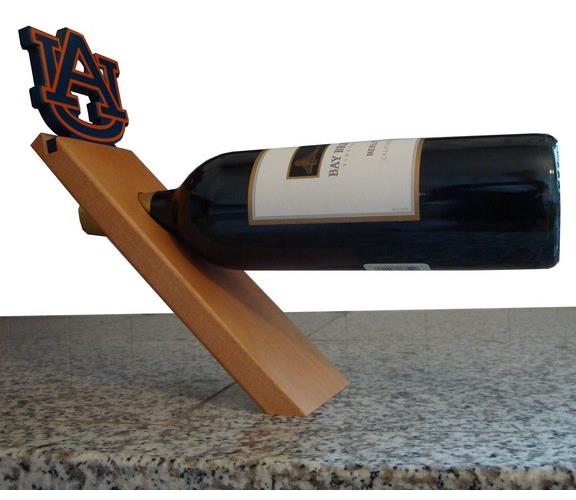 Auburn University Tigers Floating Wine Bottle Holder