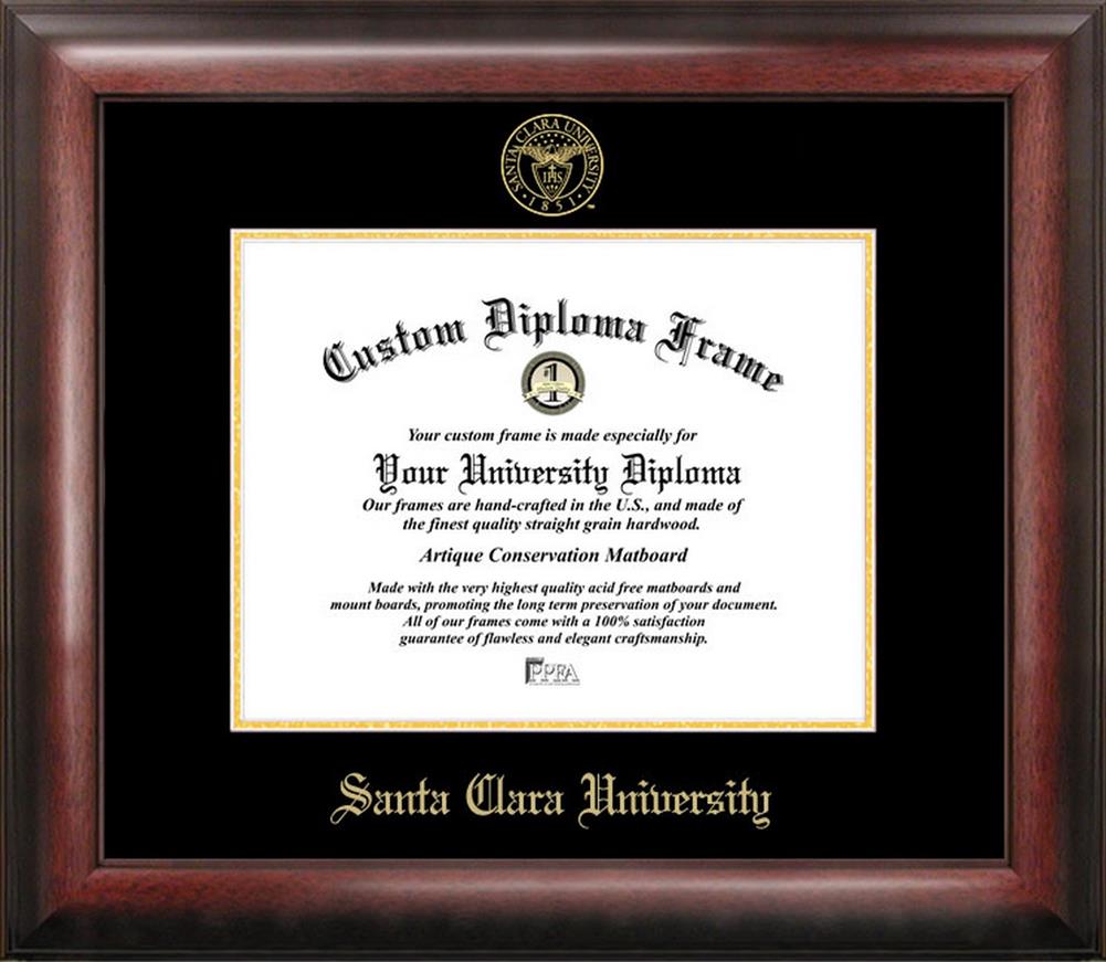 Santa Clara University Home Office Diploma Picture Frame