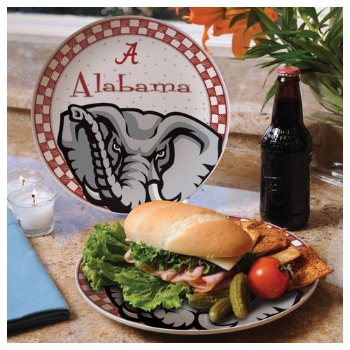Alabama Crimson Tide Ceramic Plate Game Day Round Plate
