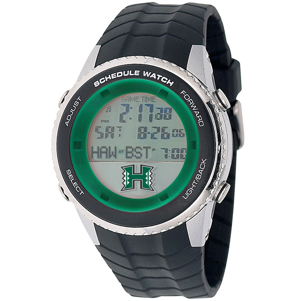 University of Hawaii Warriors Mens Schedule Wrist Watch