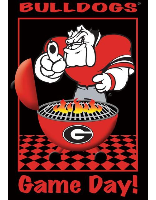 Georgia Bulldogs UGA Game Day Tailgating Flag