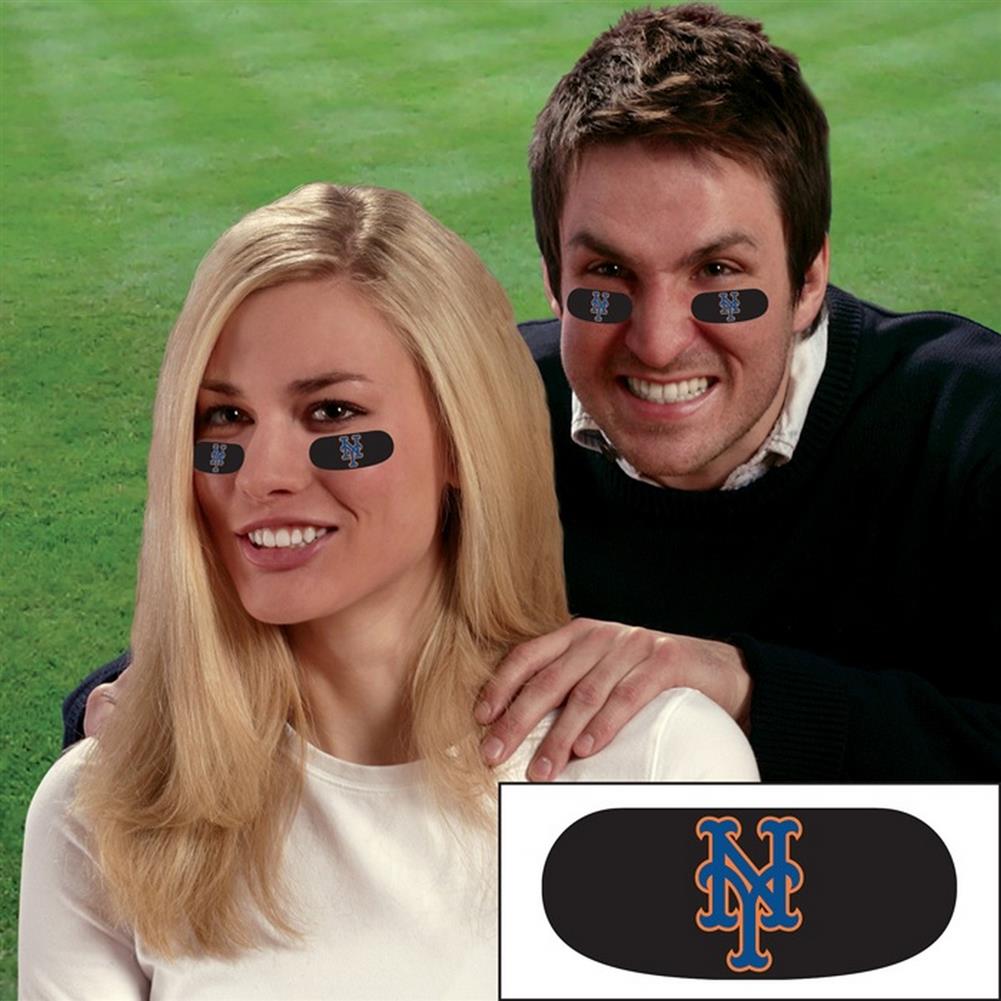 New York Mets NY Eye Black Vinyl Stickers 3 Pack