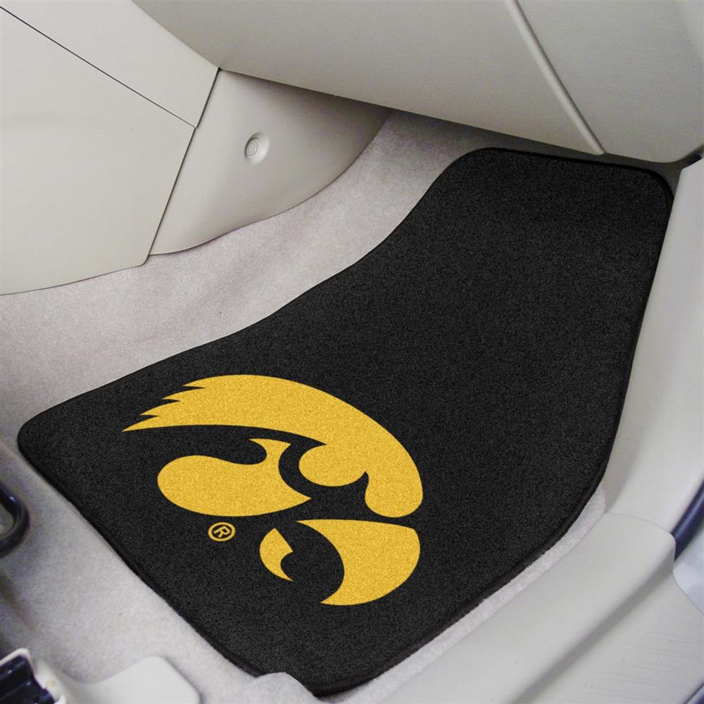 University of Iowa Hawkeyes Car Auto Floor Mats Front Seat