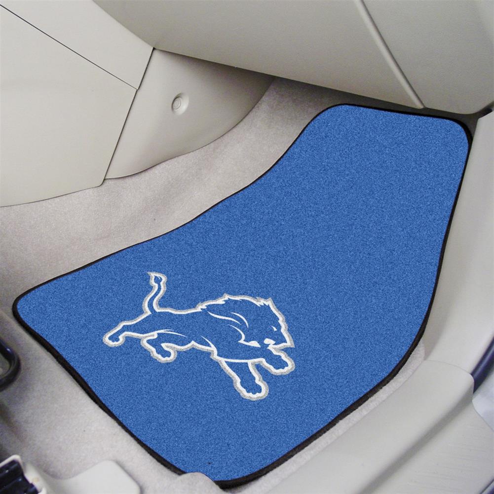 Detroit Lions Car Auto Floor Mats Front Seat