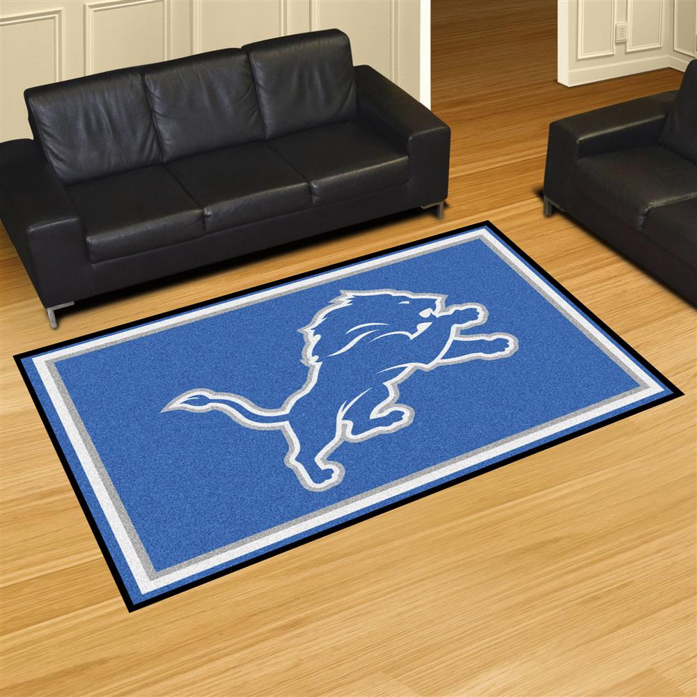 Detroit Lions 5 x 8 Area Rug Carpet