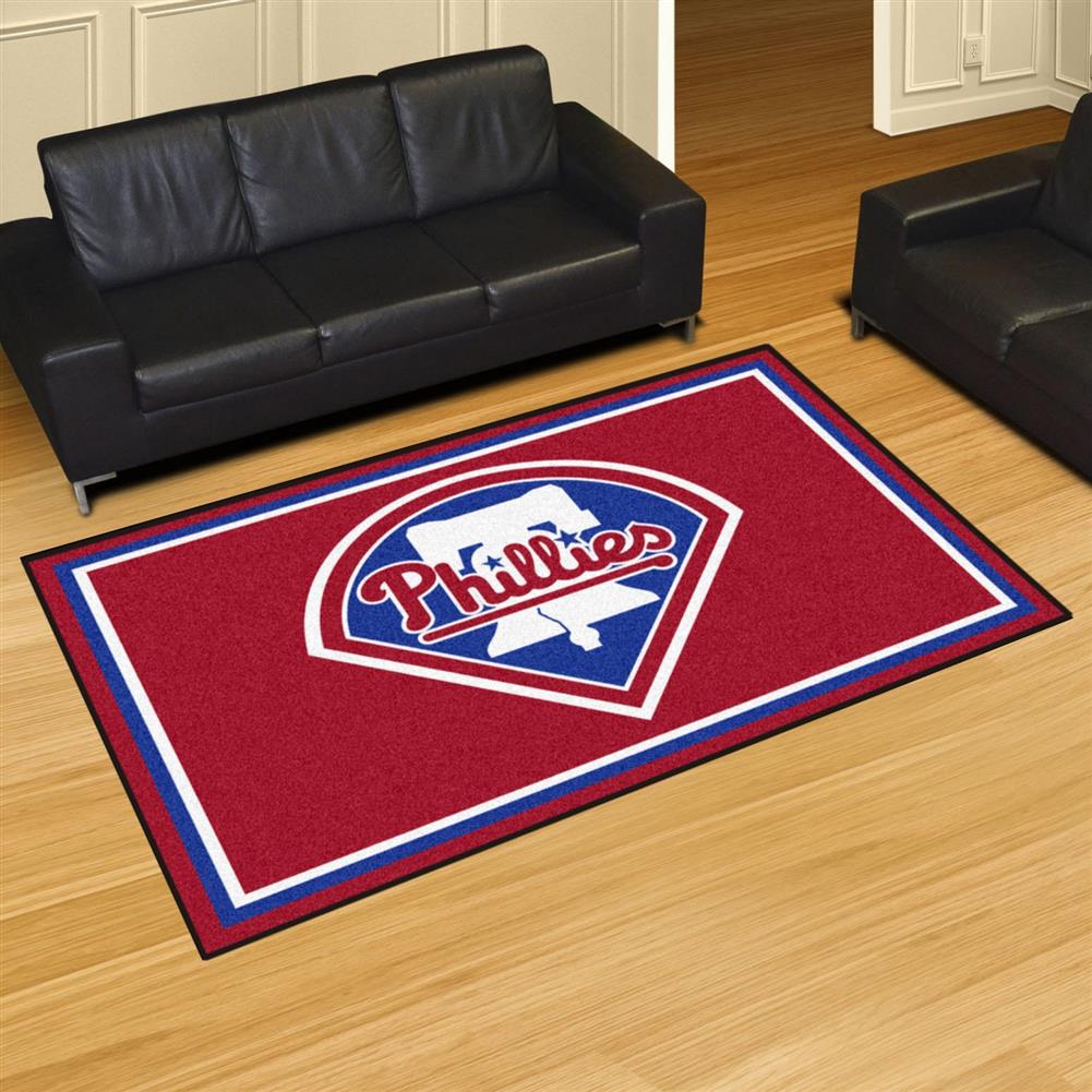 Philadelphia Phillies 5 x 8 Area Rug Carpet