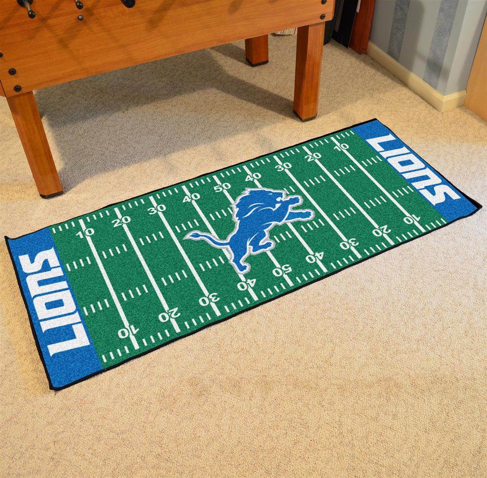 Detroit Lions Carpet Floor Runner Mats Rugs