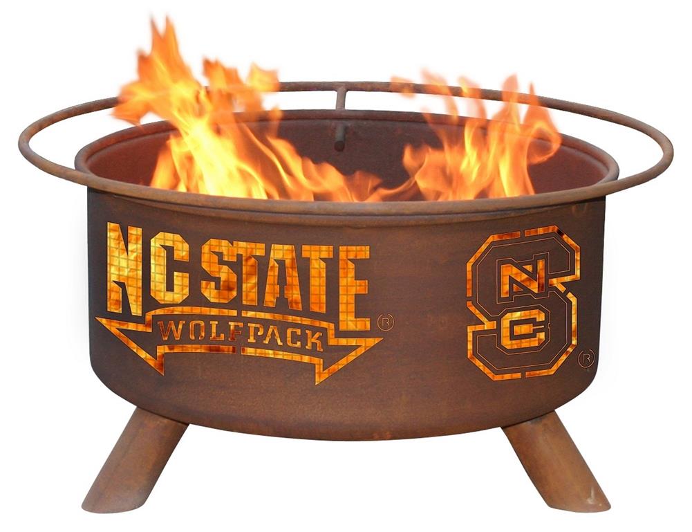 NCSU NC State Wolfpack Portable Steel Fire Pit Grill