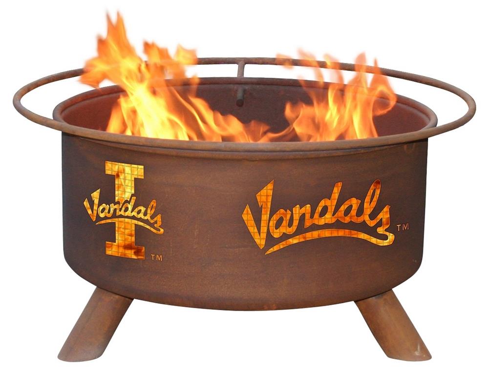 University of Idaho Vandals Portable Steel Fire Pit Grill
