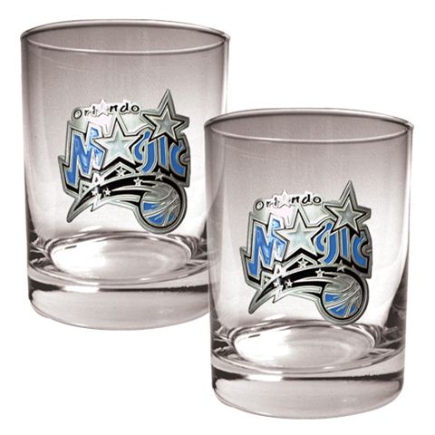 Orlando Magic Rock Glass Set of Two