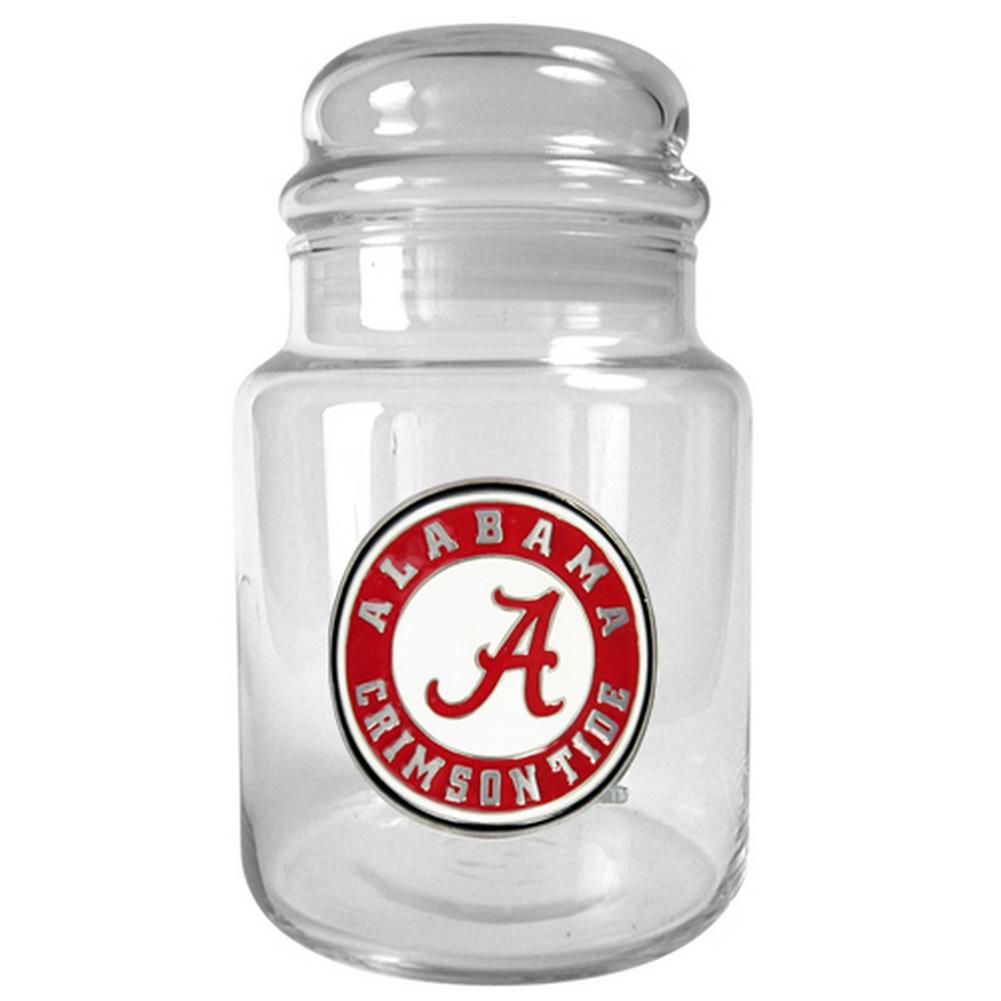 Alabama Crimson Tide Bama Glass Candy Jar