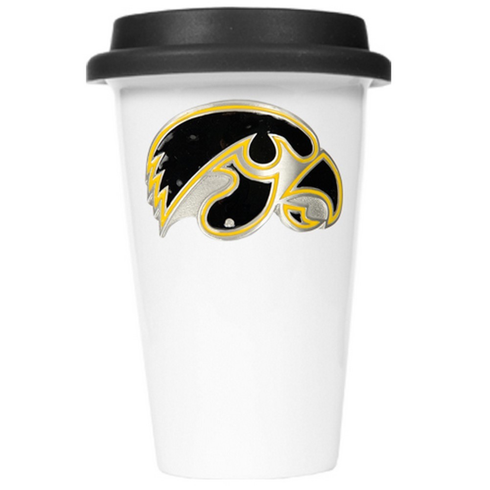 University of Iowa Hawkeyes Travel Coffee Cup With Lid
