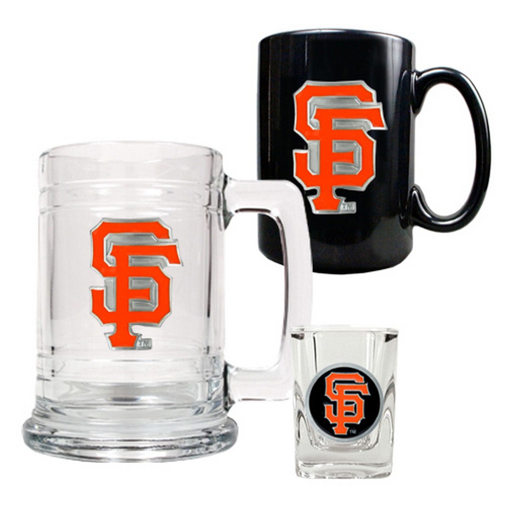 San Francisco Giants Mugs & Shot Glass Gift Set