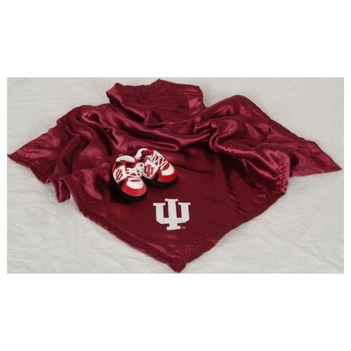 Indiana University Hoosiers Baby Blanket & Slipper Gift Set