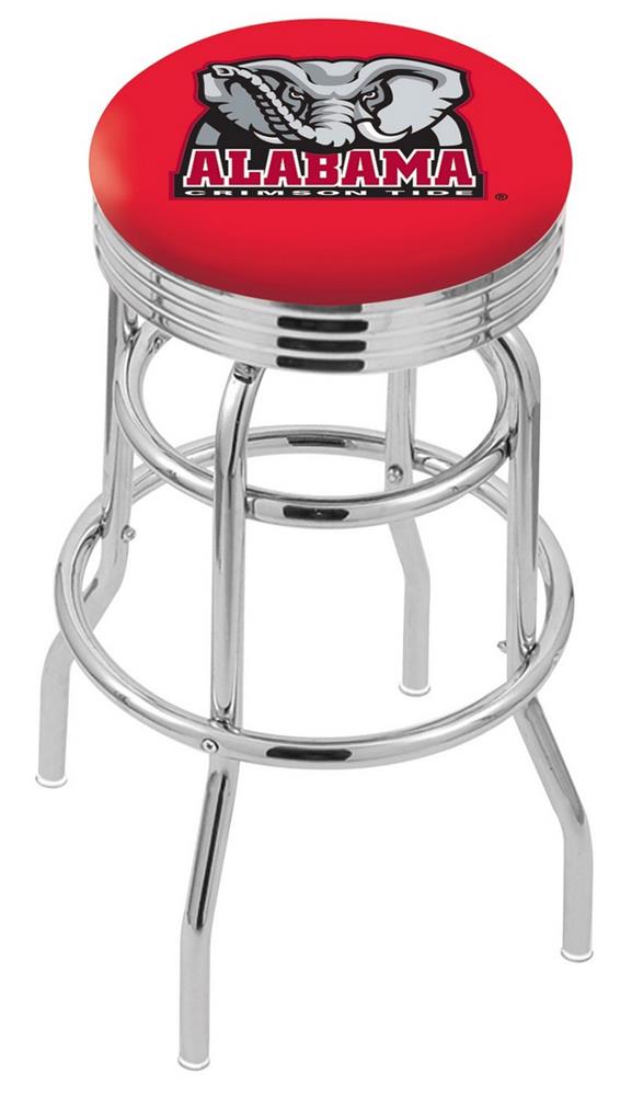 Alabama Crimson Tide Bama Retro Swivel Bar Stool Barstools