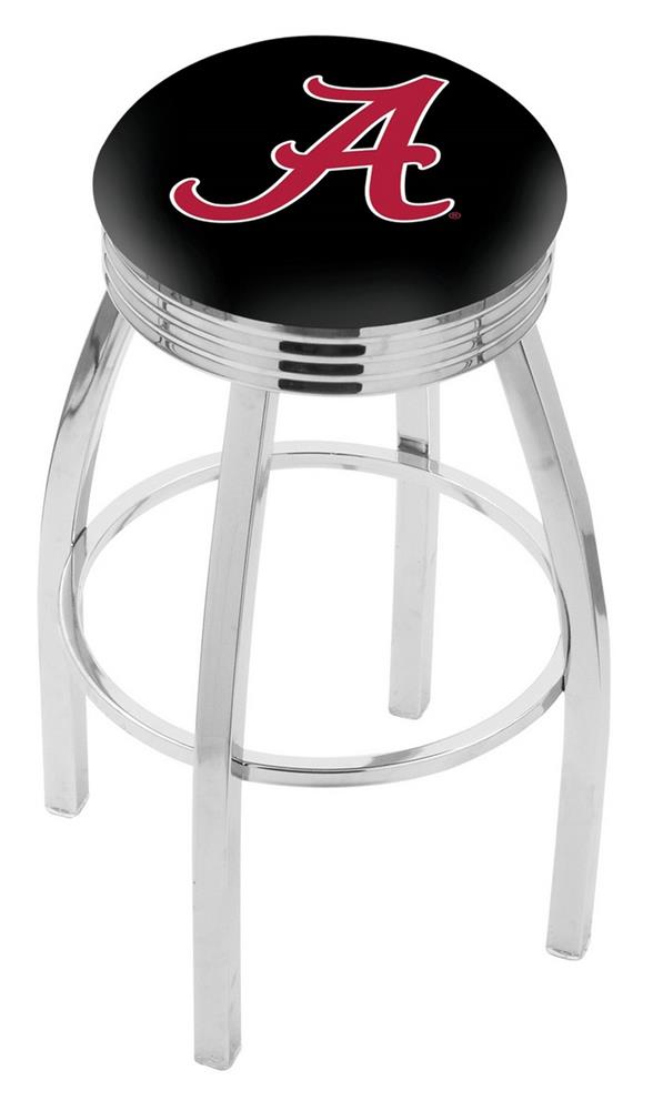 Alabama Crimson Tide Bama Swivel Bar Stool Counter Height