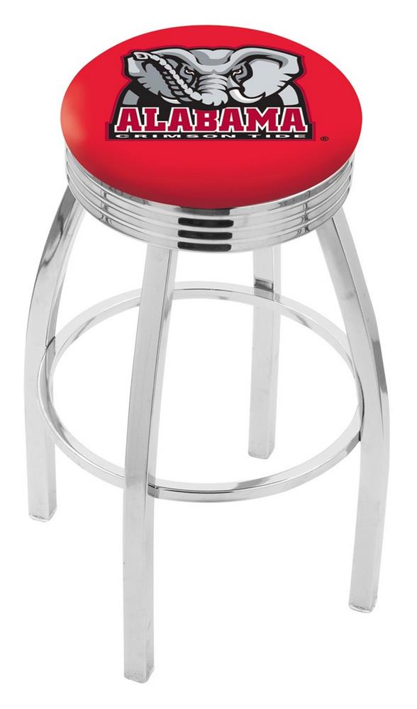 Alabama Crimson Tide Bama Swivel Bar Stool Counter Height