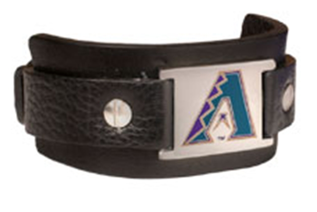 Arizona Diamondbacks Leather Cuff Retro Bracelet