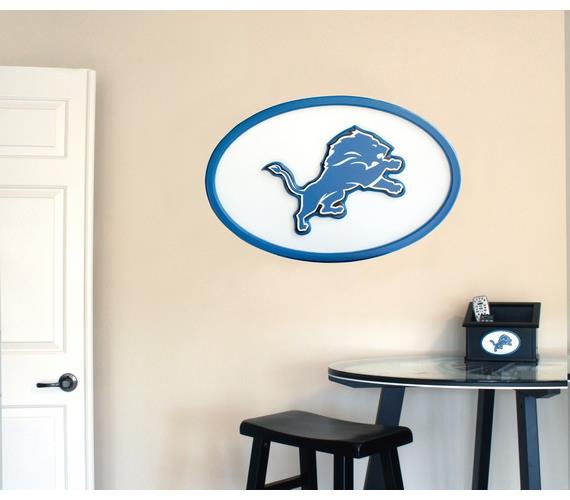 Detroit Lions 3D Wooden Wall Decor