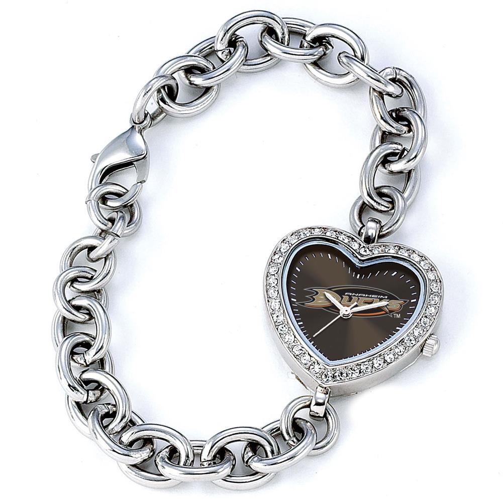 Anaheim Ducks Womens Heart Watch