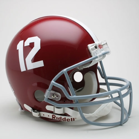 Alabama Crimson Tide Bama Full Size Authentic Riddell Helmet