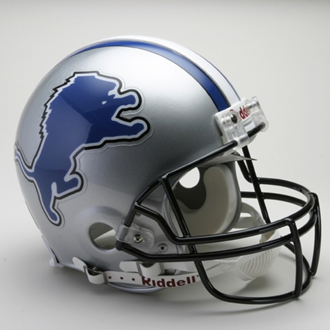 Detroit Lions Full Size Authentic Riddell Helmet