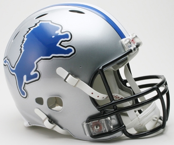 Detroit Lions Full Size Riddell Football Helmet