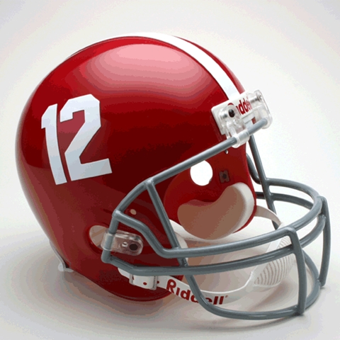 Alabama Crimson Tide Bama Full Size Riddell Replica Autograph Helmet