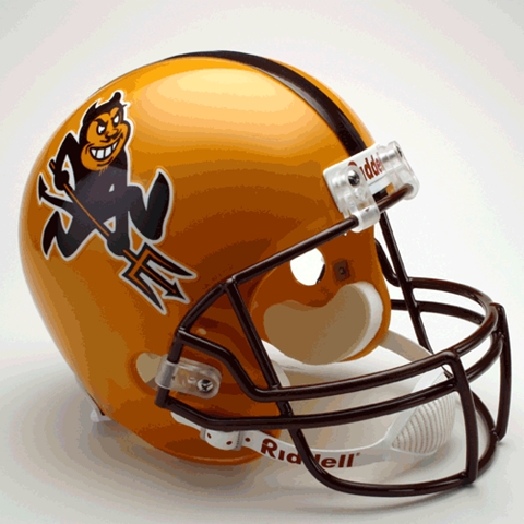 Arizona State University Full Size Riddell Replica Autograph Helmet