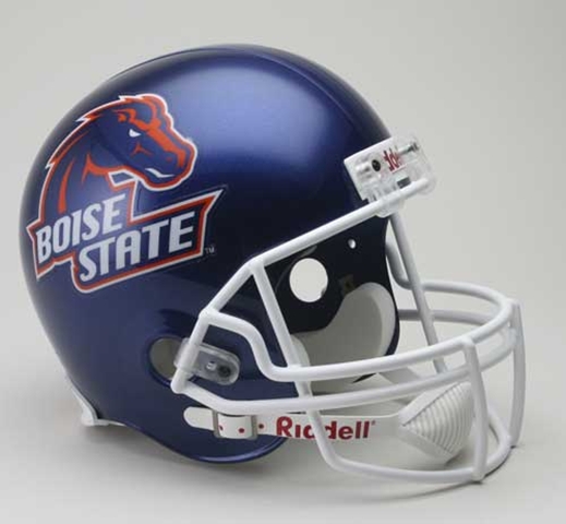 Boise State Broncos Full Size Riddell Replica Autograph Helmet