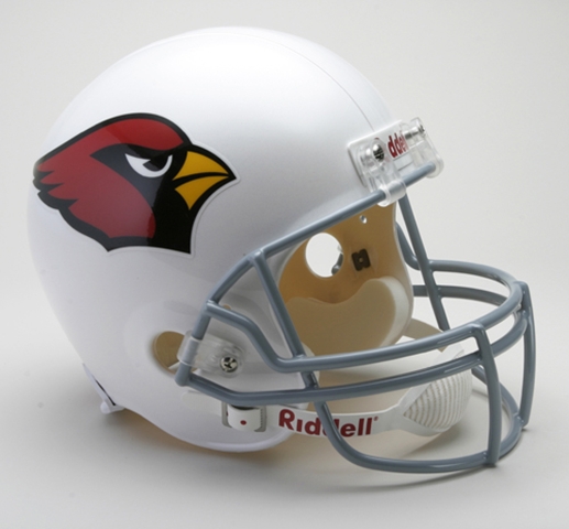 Arizona Cardinals Full Size Riddell Replica Autograph Helmet