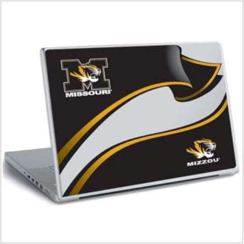 Missouri Tigers Mizzou Laptop Notebook Skin Sticker