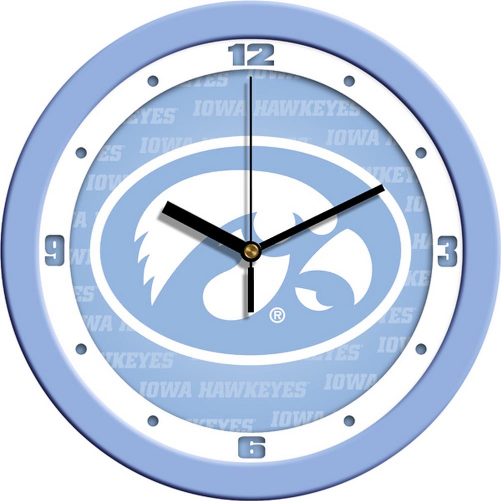 University of Iowa Hawkeyes Glass Wall Clock