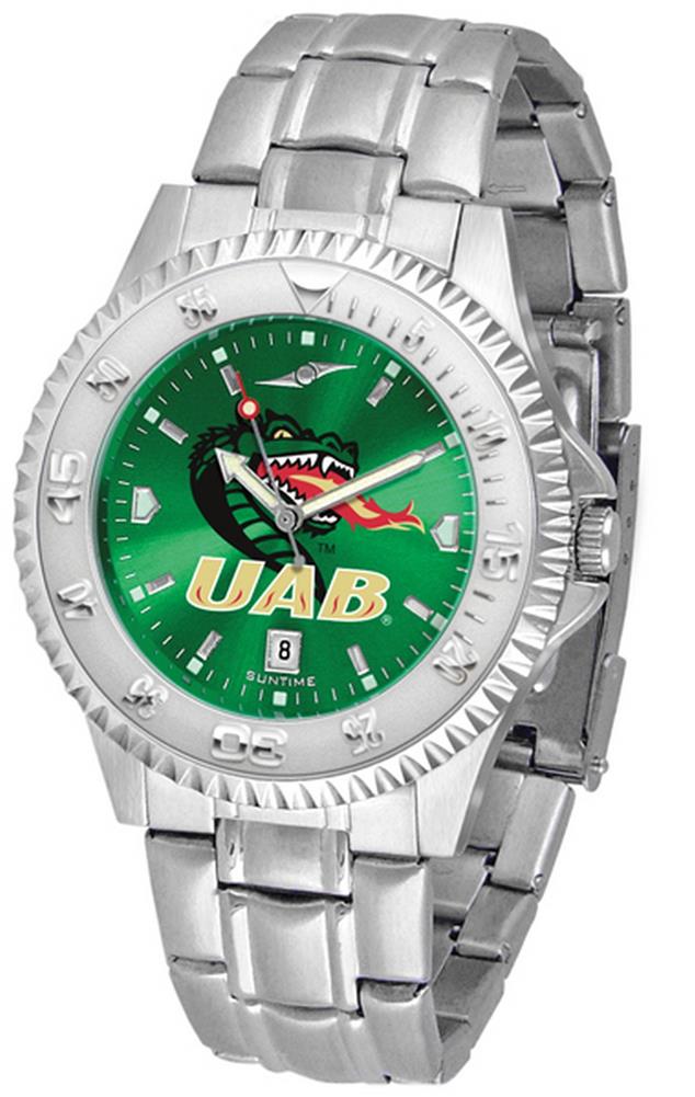 UAB Blazers Men's Stainless Steel Dress Watch