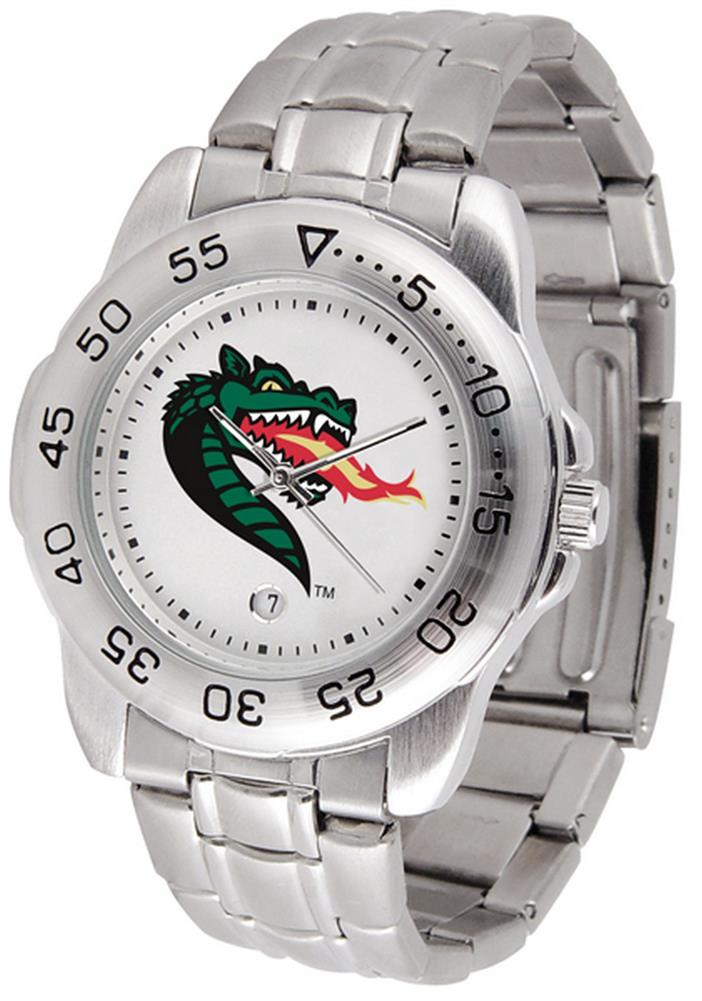 UAB Blazers Men's Stainless Steel Logo Watch