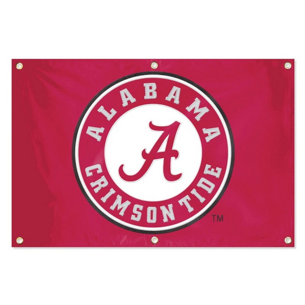 Alabama Crimson Tide Bama Large Embroidered Grommet Banner