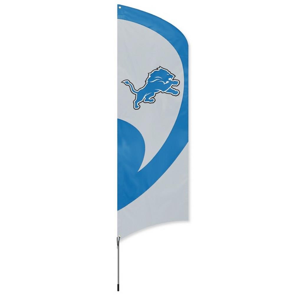 Detroit Lions Large 8 Ft Tailgate Flag