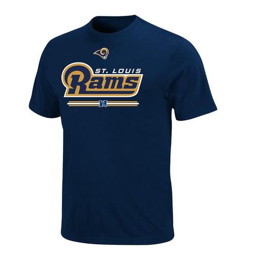 Saint Louis Rams St Men's Tee Crew Neck T-Shirt