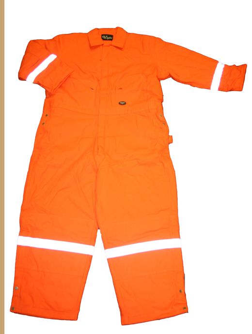 Walls Walls Walls Insulated Coveralls Safety Stripe Orange Orange