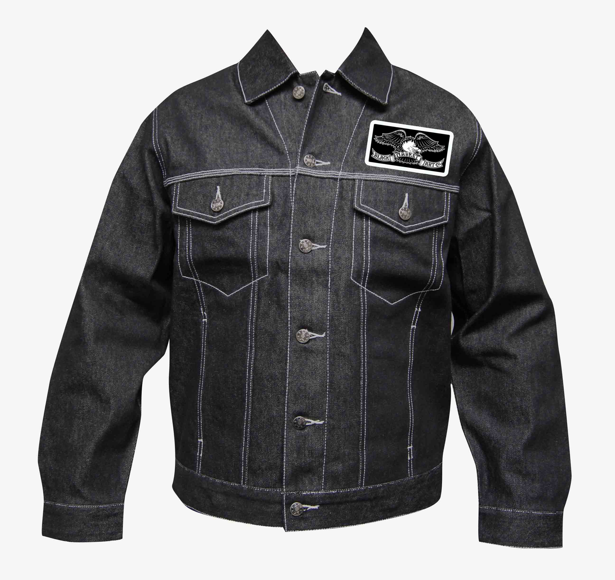 Cash Only by Jarad Bryant Tattooed Johnny Cash ALC Mens Black Denim