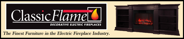 Classic Flames Pasadena Electric Fireplace Media Mantel
