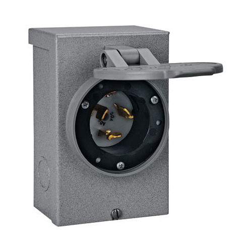 Reliance Controls PB50 50 Amp Generator Power Cord Inlet Box 12,500