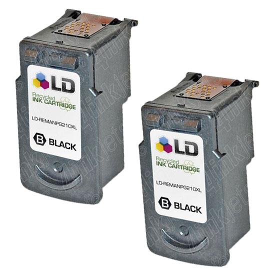 2 BLACK HY PG210XL PG210 Ink Cartridge for Canon PIXMA MP495 MP280