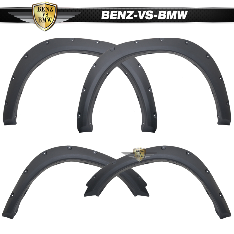 4PCS Sanded Texture Pocket Rivet Fender Flare PP Fits Dodge Ram 1500 09-18