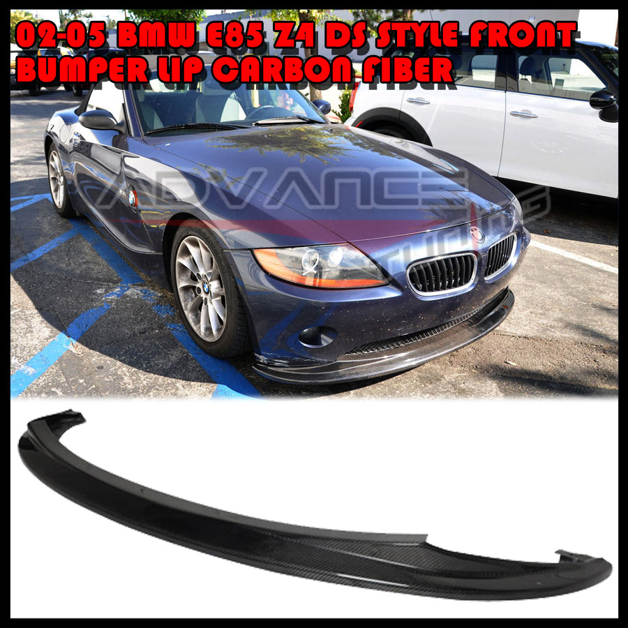 FIT 02 03 04 05 BMW E85 Z4 EURO STYLE FRONT BUMPER LIP SPOILER CARBON