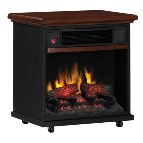DuraFlame PowerHeat Infrared Quartz LED Portable Fireplace Heater
