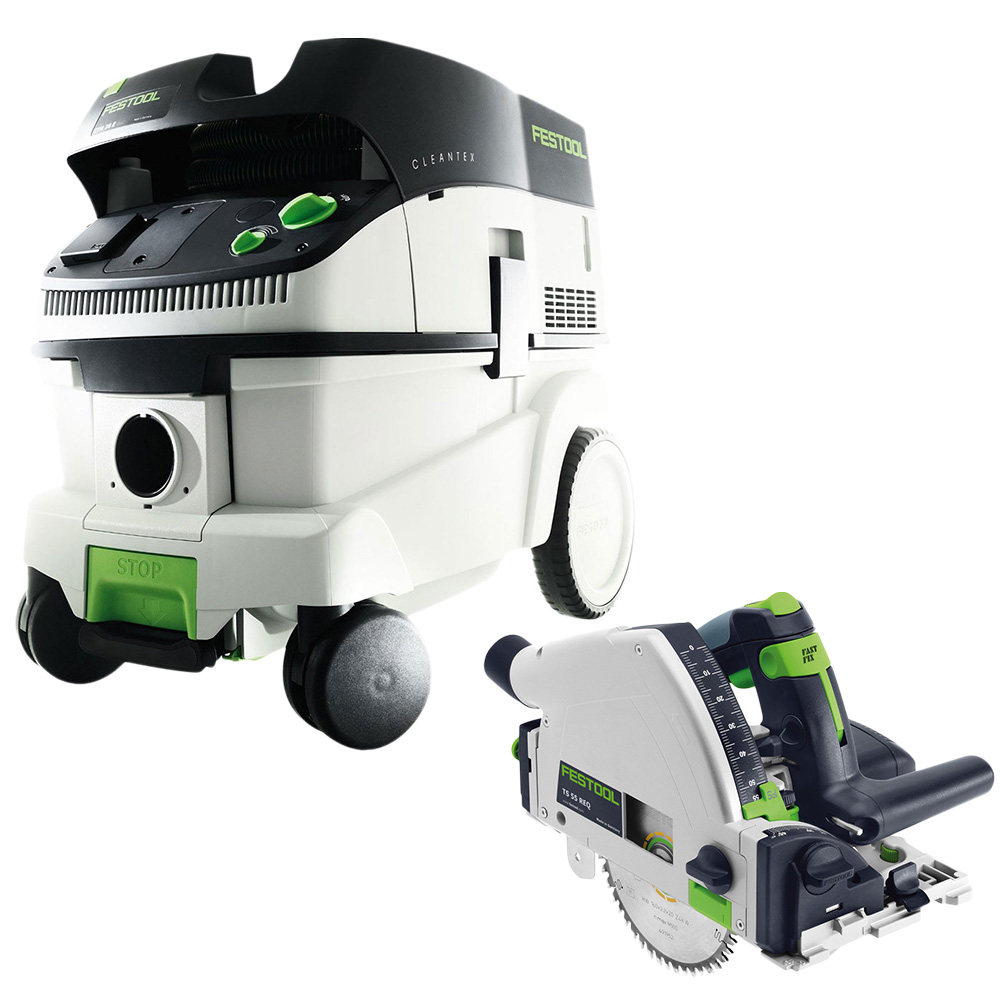 Festool 561556 and 583492 Circular Saw and Dust Extractor Combo Kit