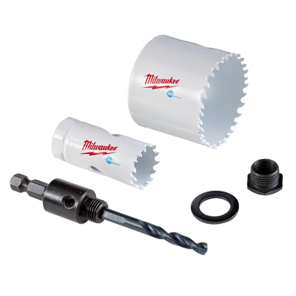 Milwaukee 49224063 BiMetal Door Lock Hole Dozer Hole Saw Kit eBay